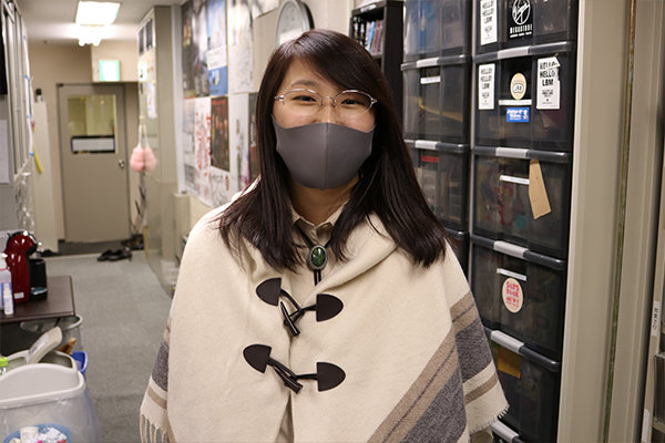 リーダーの山内さんは、生命学部食品生命科学科の2年生