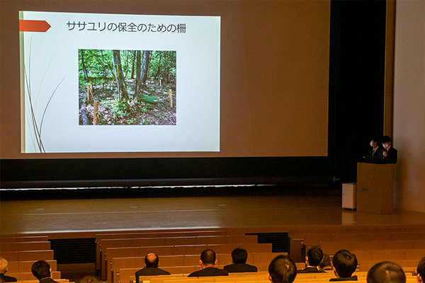 地球環境学科の学生30人が参加