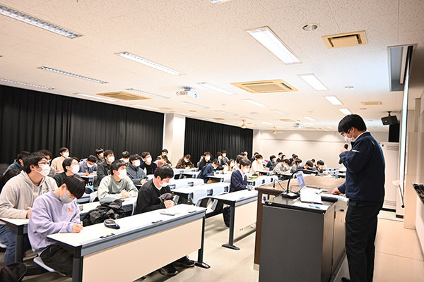 地球環境学科で交流会が開かれるのは3年ぶりのこと