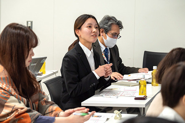 アヲハタ新入社員の中川さん、より学生に近い立場からのご意見をいただけた