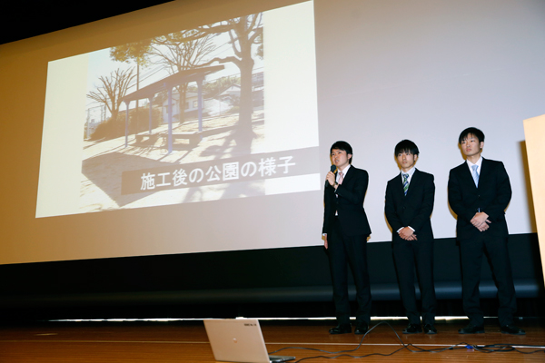 「施工前の手続きから設計、施工、完成まで、すべての工程において必要な知識を授業で学んでいることが分かり、講義の重要性に改めて気付きました」（街の建築屋さん）